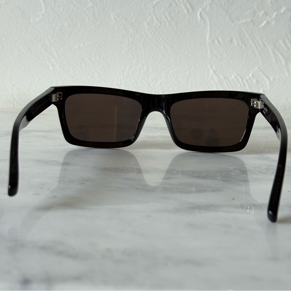 Saint Laurent SL 461 Betty Black Rectangular Sunglasses - Picture 2 of 10